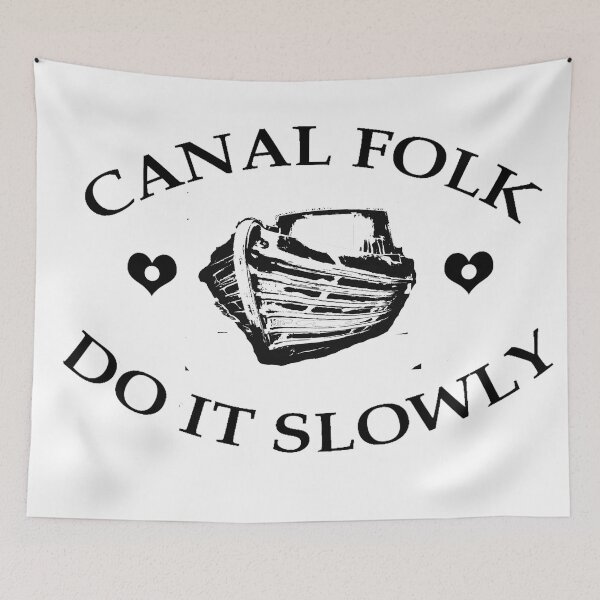 Item preview, Canal folk do it slowly from canalsbywhacky designed and sold by designbywhacky.