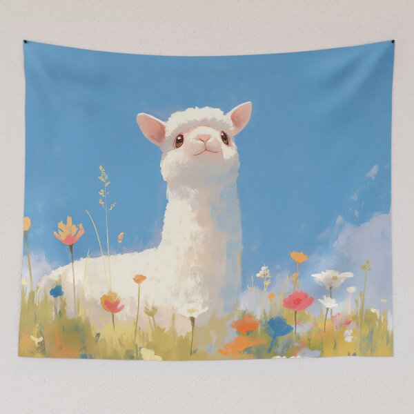 Item preview, Alpaca Springtime Serendipity designed and sold by AshiraCreations.