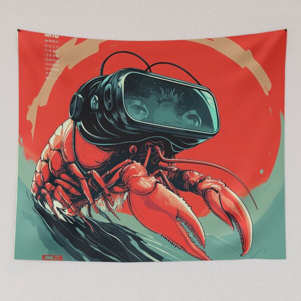 Item preview, Gamer Shrimp: The VR Star designed and sold by WaveVisions.