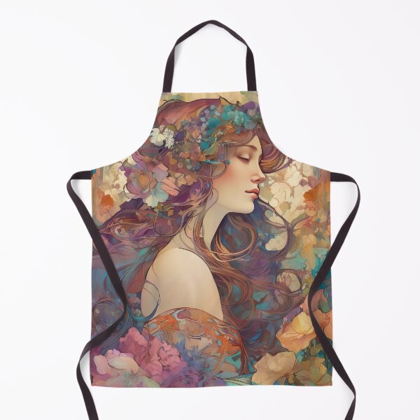 Item preview, Vintage Alphonse Mucha Floral Illustration designed and sold by Tamas Das.