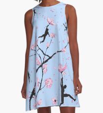 Vestido acampanado Blossom Flight