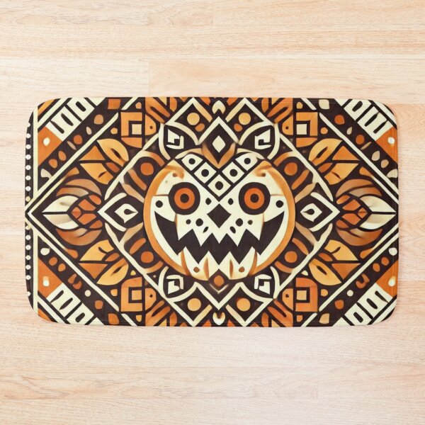Item preview, Tribal Scary Halloween Pumpkin Design designed and sold by TribalioDesigns.