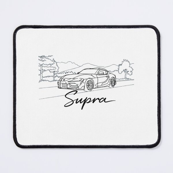 Item preview, Minimalist Supra Sketch: Black & White Line Art with Handwritten Script designed and sold by Colorful-Garden.