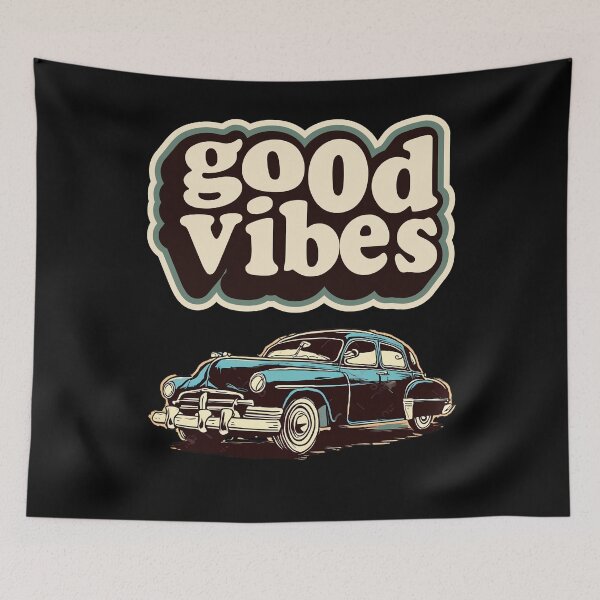 Item preview, Vintage Car : Good Vibes designed and sold by ecolatur.