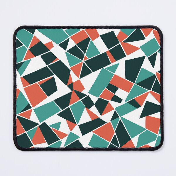 Item preview, Geodesic Geometric Abstract Art 12 Orange Teal designed and sold by taiche.