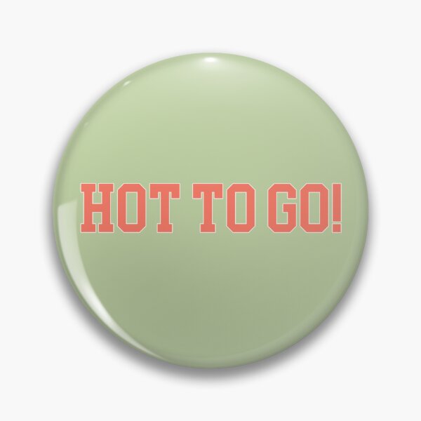 Item preview, HOT TO GO! Varsity Peach Orange Outline designed and sold by aestheticqueen.