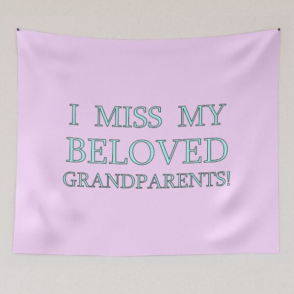 Item preview, ¡Extraño a mis amados abuelos! azul designed and sold by HoppRock.