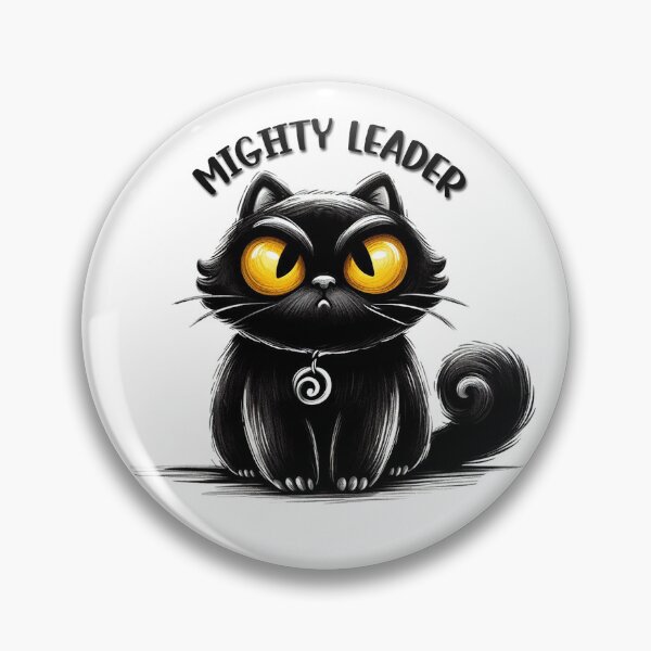 Item preview, The Mighty Cat Leader designed and sold by LetsPrintzNow.
