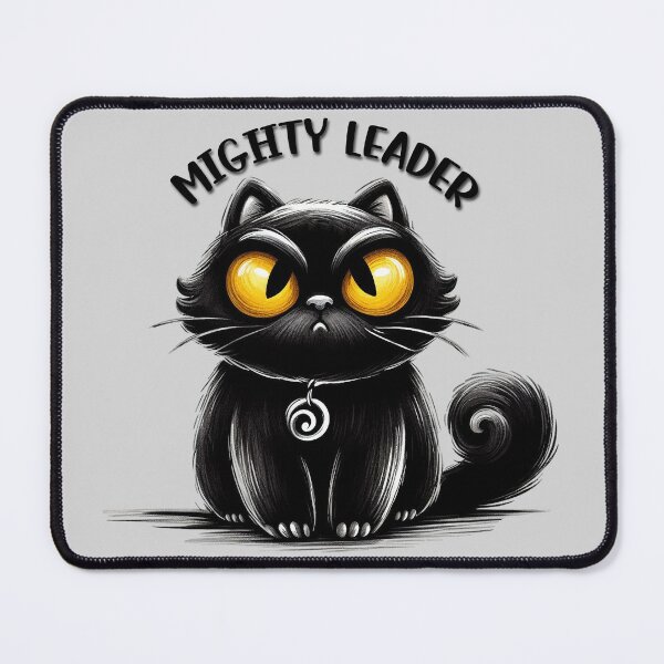 Item preview, The Mighty Cat Leader designed and sold by LetsPrintzNow.