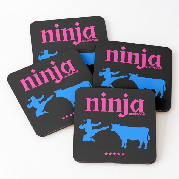 Item preview, Ninja Showdown, Pink and Blue designed and sold by UNK-Fatigues.