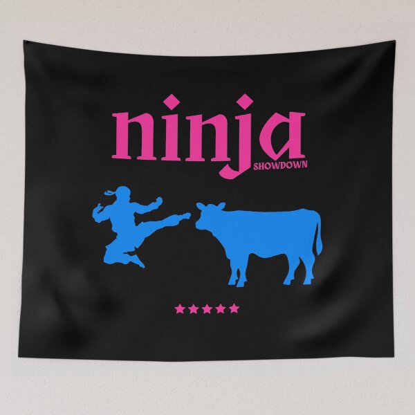 Item preview, Ninja Showdown, Pink and Blue designed and sold by UNK-Fatigues.