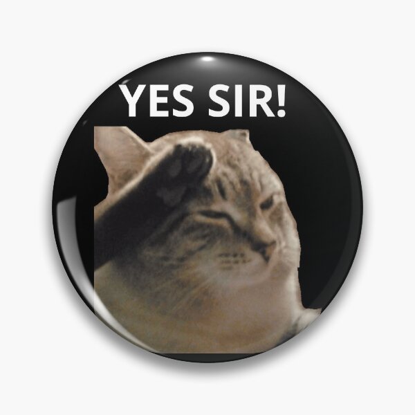 Item preview, Saluting meme cat designed and sold by PureViolence.