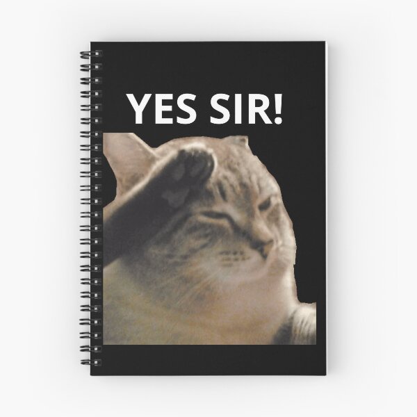 Item preview, Saluting meme cat designed and sold by PureViolence.