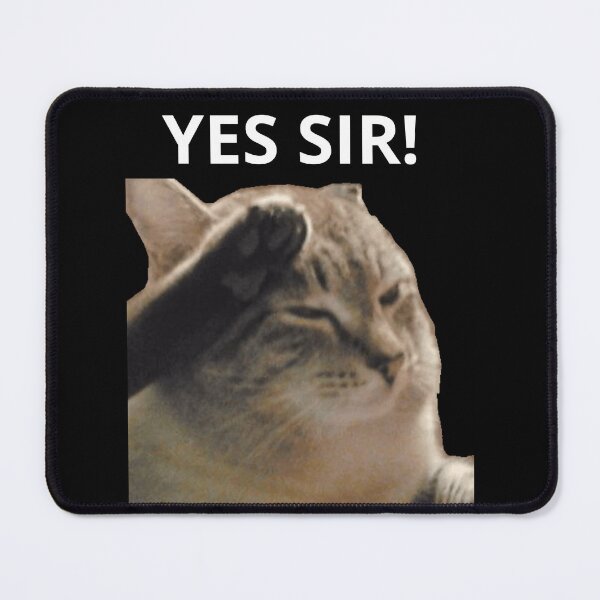 Item preview, Saluting meme cat designed and sold by PureViolence.