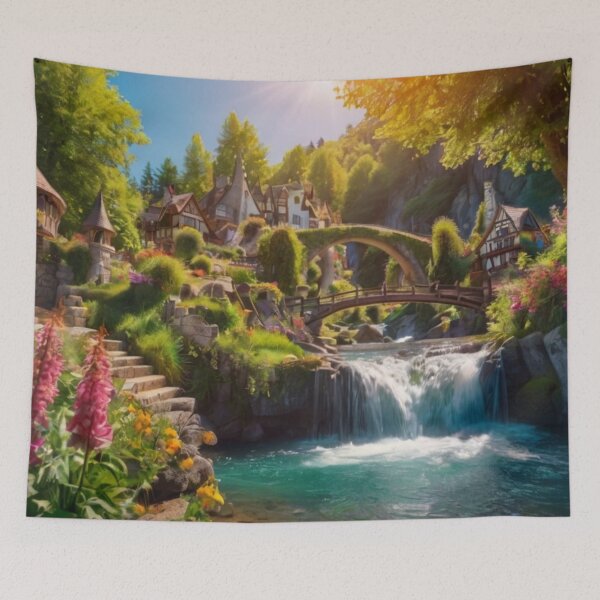 Item preview, Waterfall Whisper designed and sold by BlareBlare.