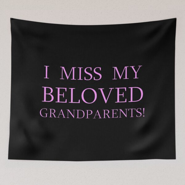 Item preview, ¡Extraño a mis amados abuelos! rosa designed and sold by HoppRock.