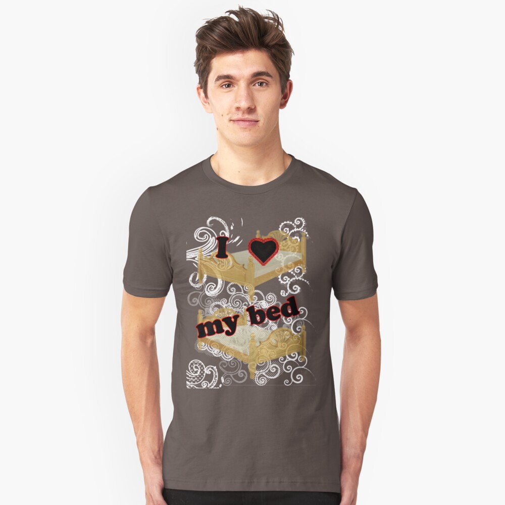 I Heart My Bed Slim Fit T-Shirt