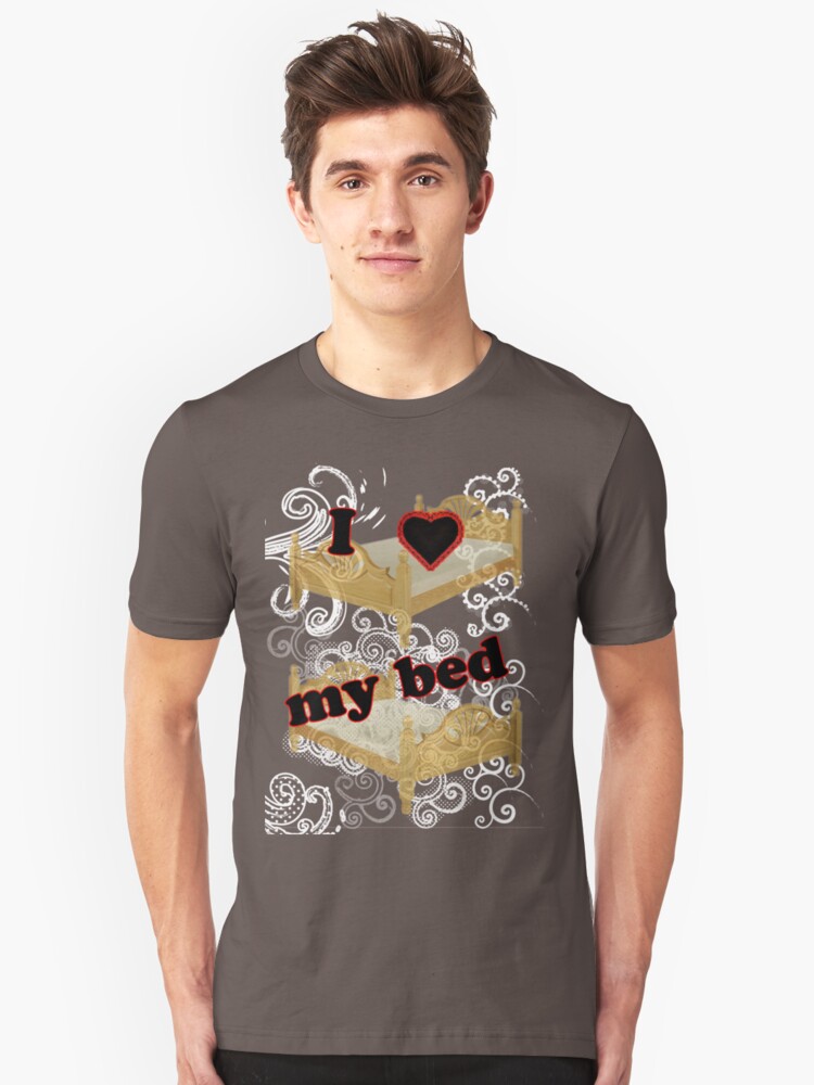 Alternate view of I Heart My Bed Slim Fit T-Shirt