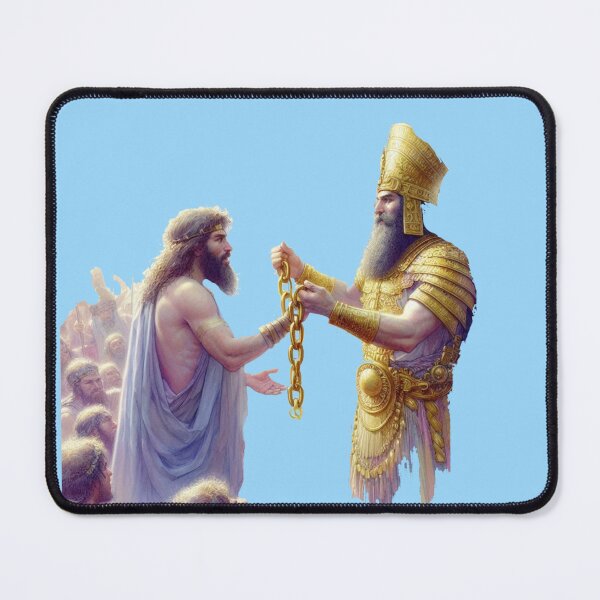 Item preview, Daniel 5:29 - King Belshazzar Presents a Golden Chain to Daniel, designed and sold by PaintMeWorld.