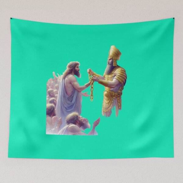 Item preview, Daniel 5:29 - King Belshazzar Presents a Golden Chain to Daniel,  designed and sold by PaintMeWorld.