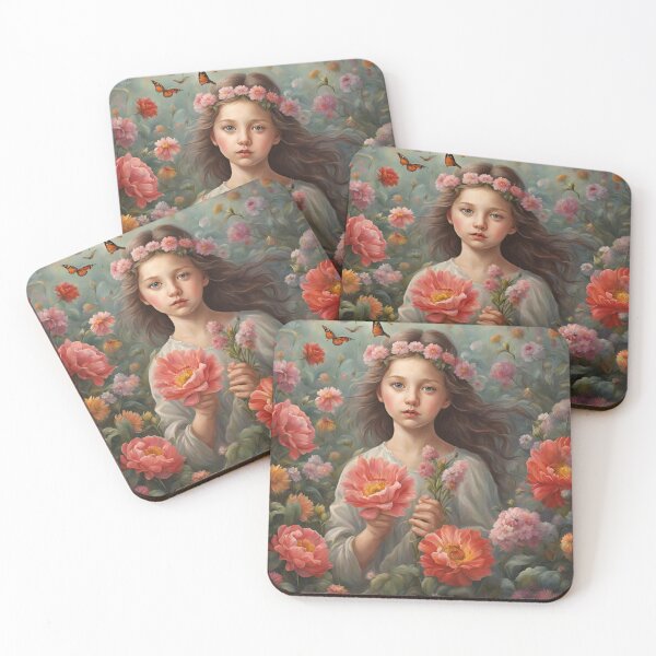 Item preview, Girl  Lover Flowers designed and sold by MTM-Storee.