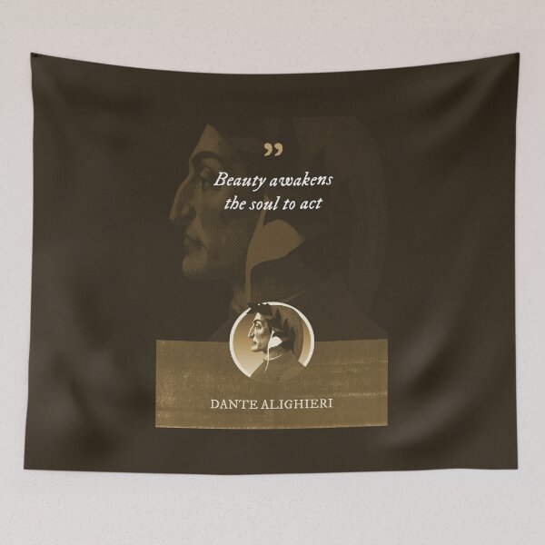 Item preview, Dante Alighieri - Beauty awakens the soul to act designed and sold by Syahrasi.
