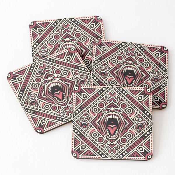 Item preview, Tribal Halloween Monster Design designed and sold by TribalioDesigns.