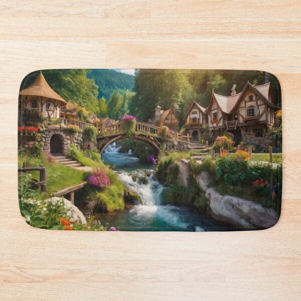 Item preview, Harmonious Village designed and sold by BlareBlare.