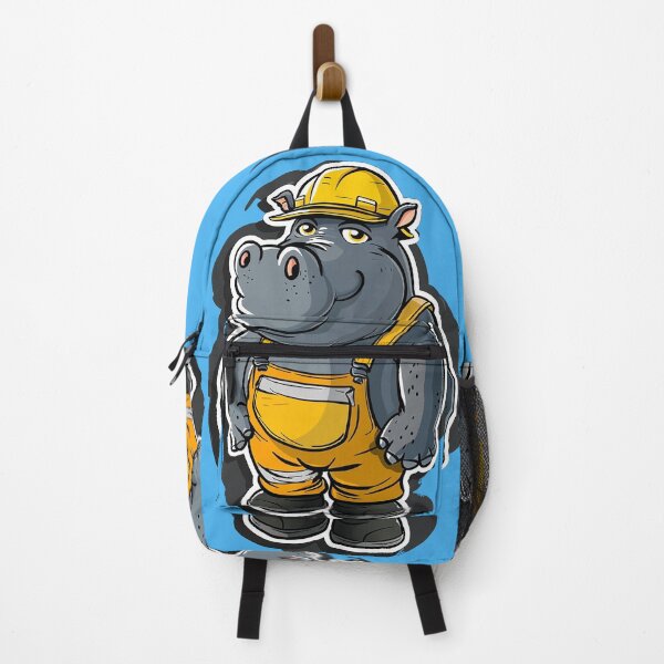 Item preview, Hippo as a construction worker designed and sold by WBoss11.