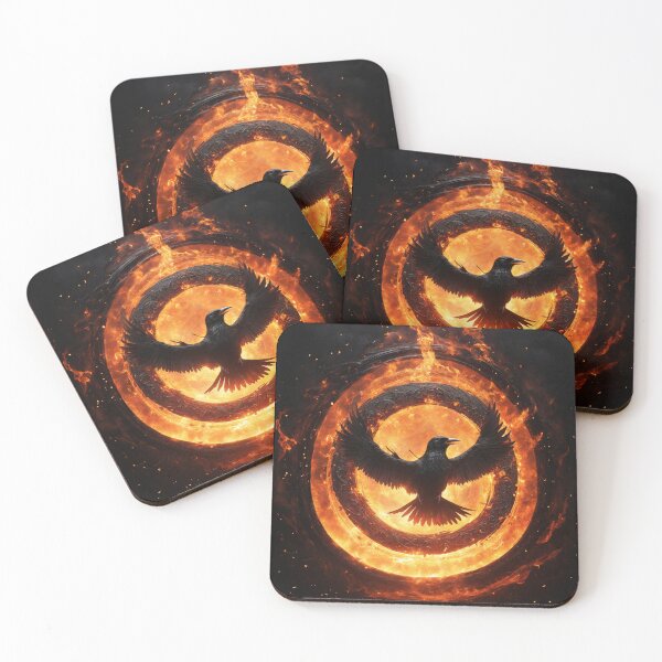 Item preview, Inferno Avian The Fiery Flight designed and sold by Sadia  Jannat.