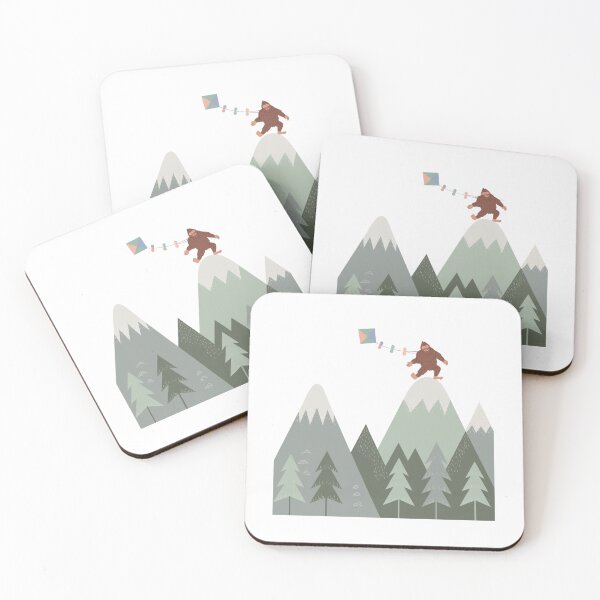 Item preview, Kiting in the Peaks, How Bigfoot Takes a Break, funnyfits70, Humor, Funny designed and sold by FunnyFits70.