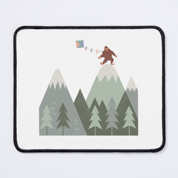 Item preview, Kiting in the Peaks, How Bigfoot Takes a Break, funnyfits70, Humor, Funny designed and sold by FunnyFits70.