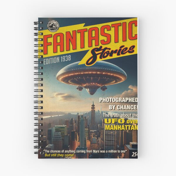 Item preview, Fantastic Stories #10, UFO over Manhattan designed and sold by PictureFactory.