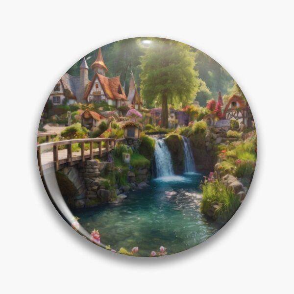Item preview, Dreamy Rivertown designed and sold by BlareBlare.