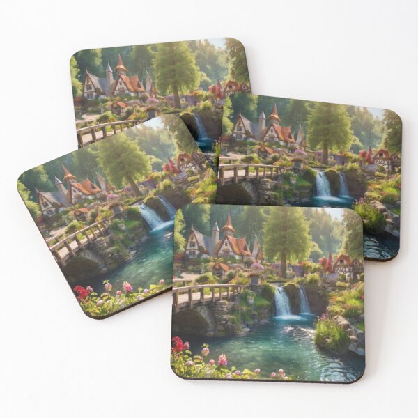 Item preview, Dreamy Rivertown designed and sold by BlareBlare.
