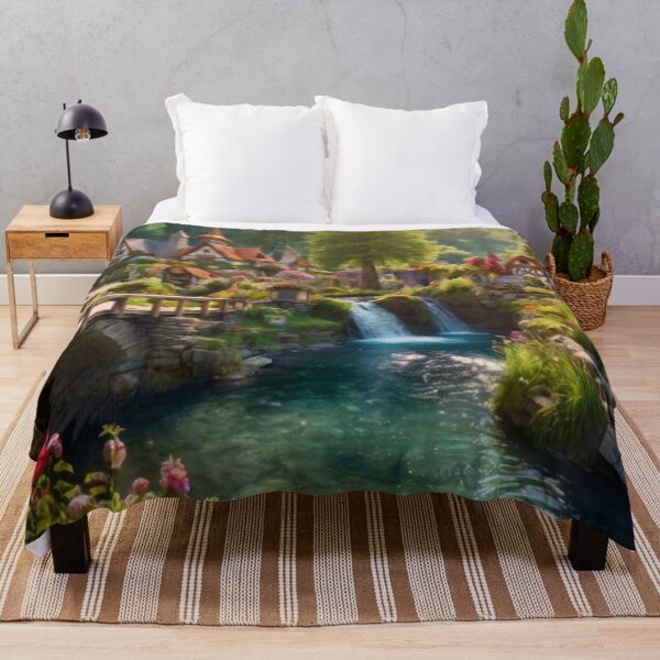 Item preview, Dreamy Rivertown designed and sold by BlareBlare.