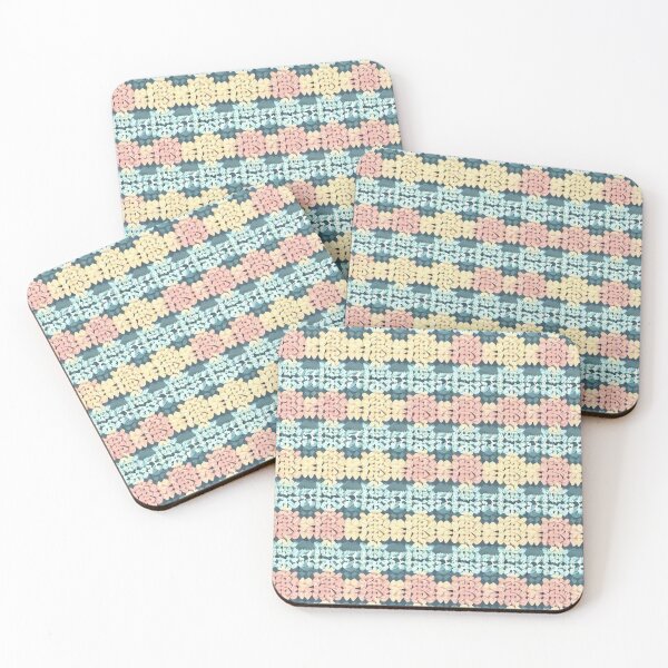 Item preview, Textured Crochet Print with Vintage Appeal designed and sold by communedesigns.