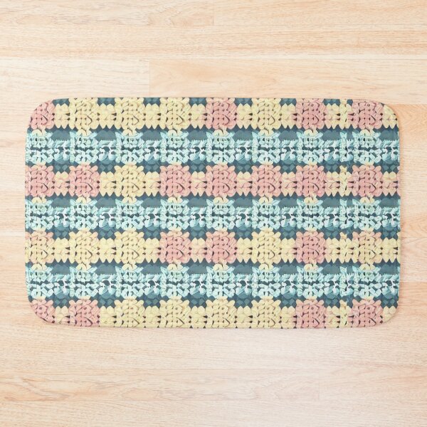 Item preview, Textured Crochet Print with Vintage Appeal designed and sold by communedesigns.