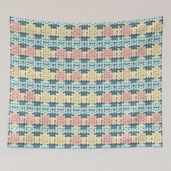 Item preview, Textured Crochet Print with Vintage Appeal designed and sold by communedesigns.