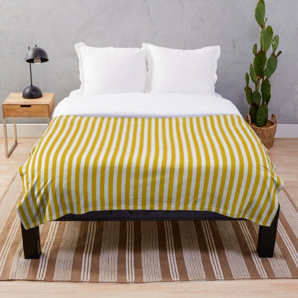 Item preview, Geometric Navy And Gold Mustard Yellow And Bright Gray Vertical Stripes designed and sold by Triplicate Limited.