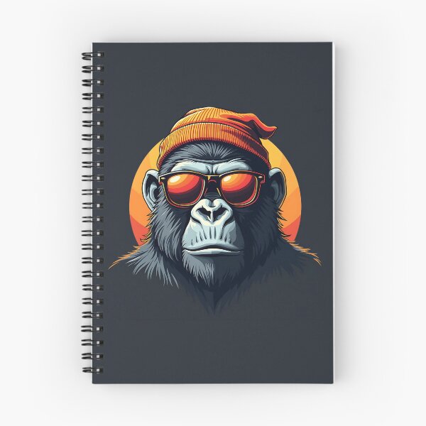 Item preview, Gorilla Swagger: Cool Gorilla in Cap and Sunglasses designed and sold by Taans-Creation.
