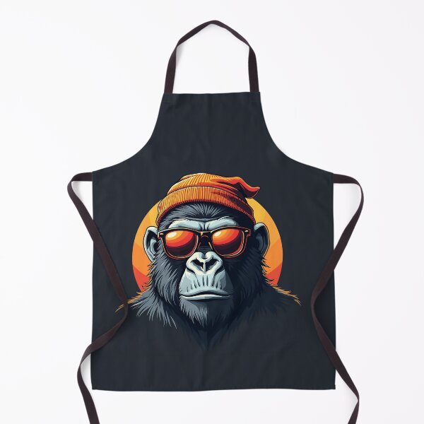 Item preview, Gorilla Swagger: Cool Gorilla in Cap and Sunglasses designed and sold by Taans-Creation.