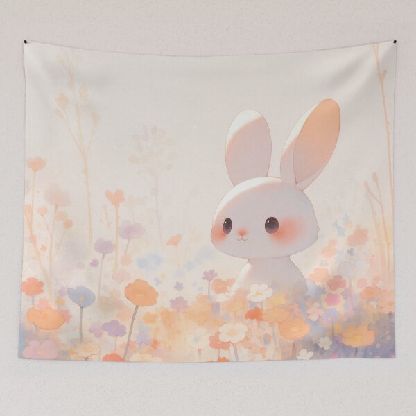 Item preview, Bunny Hopping Good Time in the Meadow designed and sold by AshiraCreations.