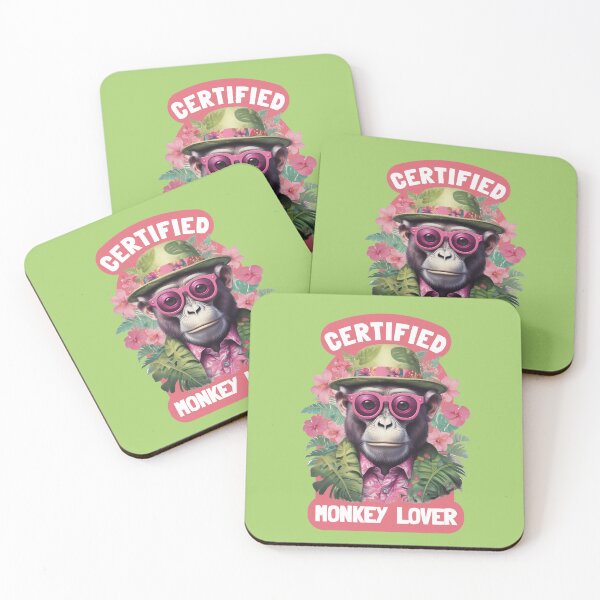 Item preview, Certified monkey lover designed and sold by GasconyPassion.