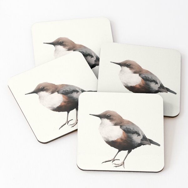 Item preview, Cute little White-throated dipper designed and sold by Kat-D-Art.