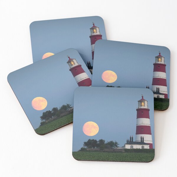 Item preview, Moon Rising Behind Happisburgh Lighthouse designed and sold by dp-images.
