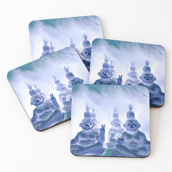 Item preview, funny monkeys doing yoga designed and sold by Gabriel BOCQUAIRE.