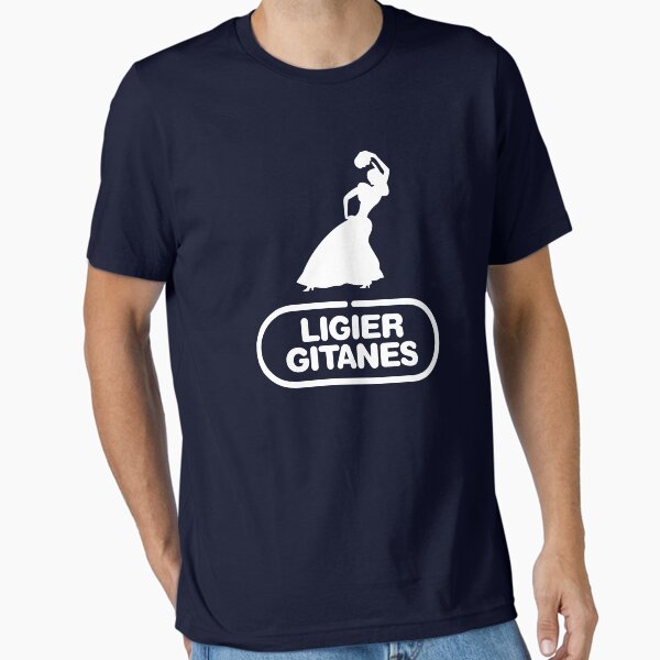 Ligier Gitanes F1 team logo 1975-1980 'Gypsy dancer' - white print Essential T-Shirt
