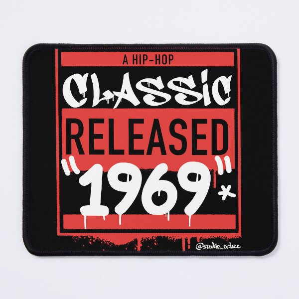 Item preview, Black 1969 Hip Hop born year artwork for all old school Hip Hop lovers. designed and sold by studioochee03.