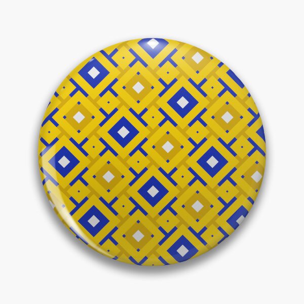 Item preview, Geometric Navy And Gold Colorful Diamond Checkerboard designed and sold by Triplicate Limited.